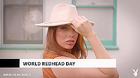 world redhead day playboyplus